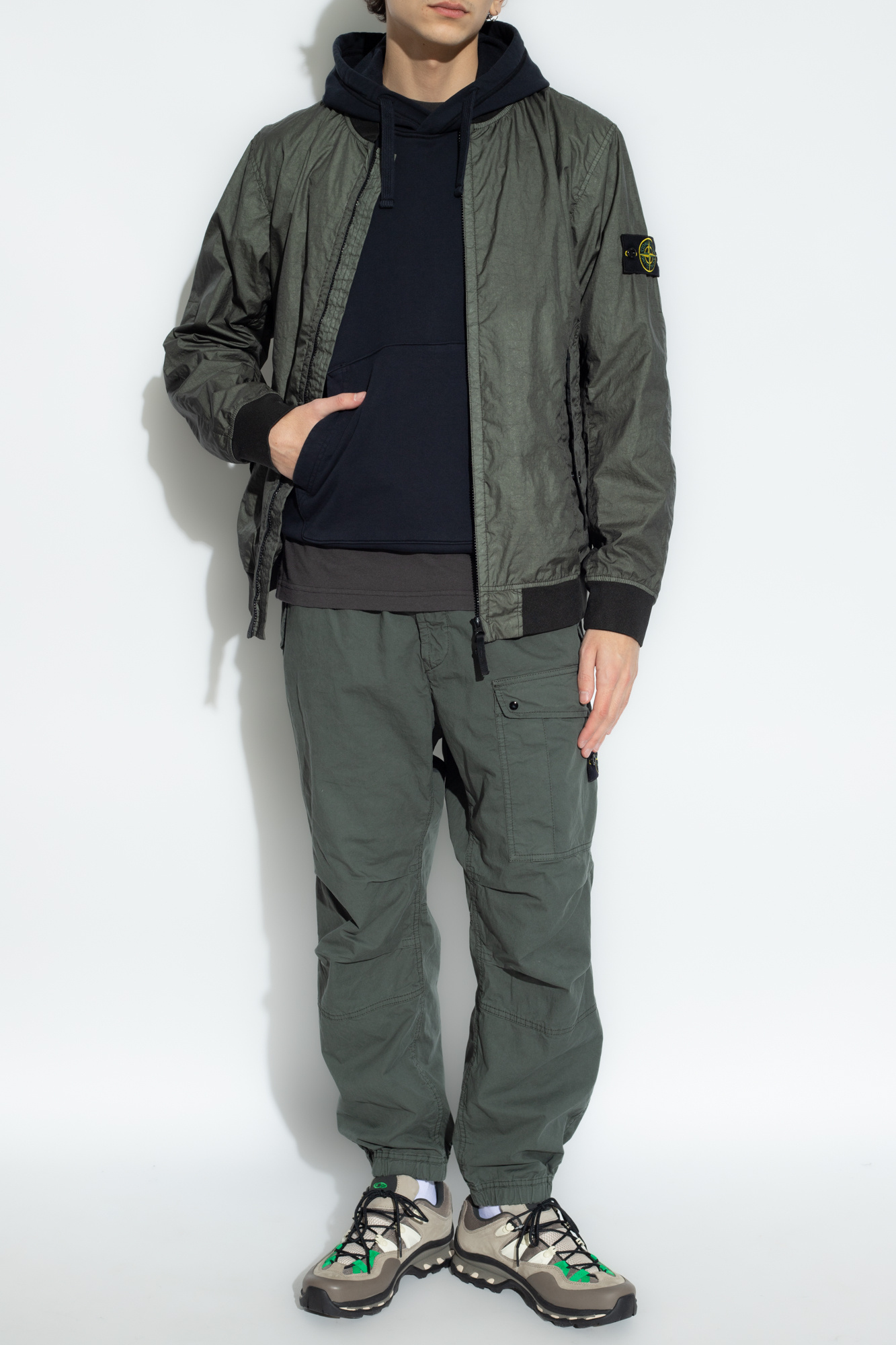 Stone island bomber on sale jacket